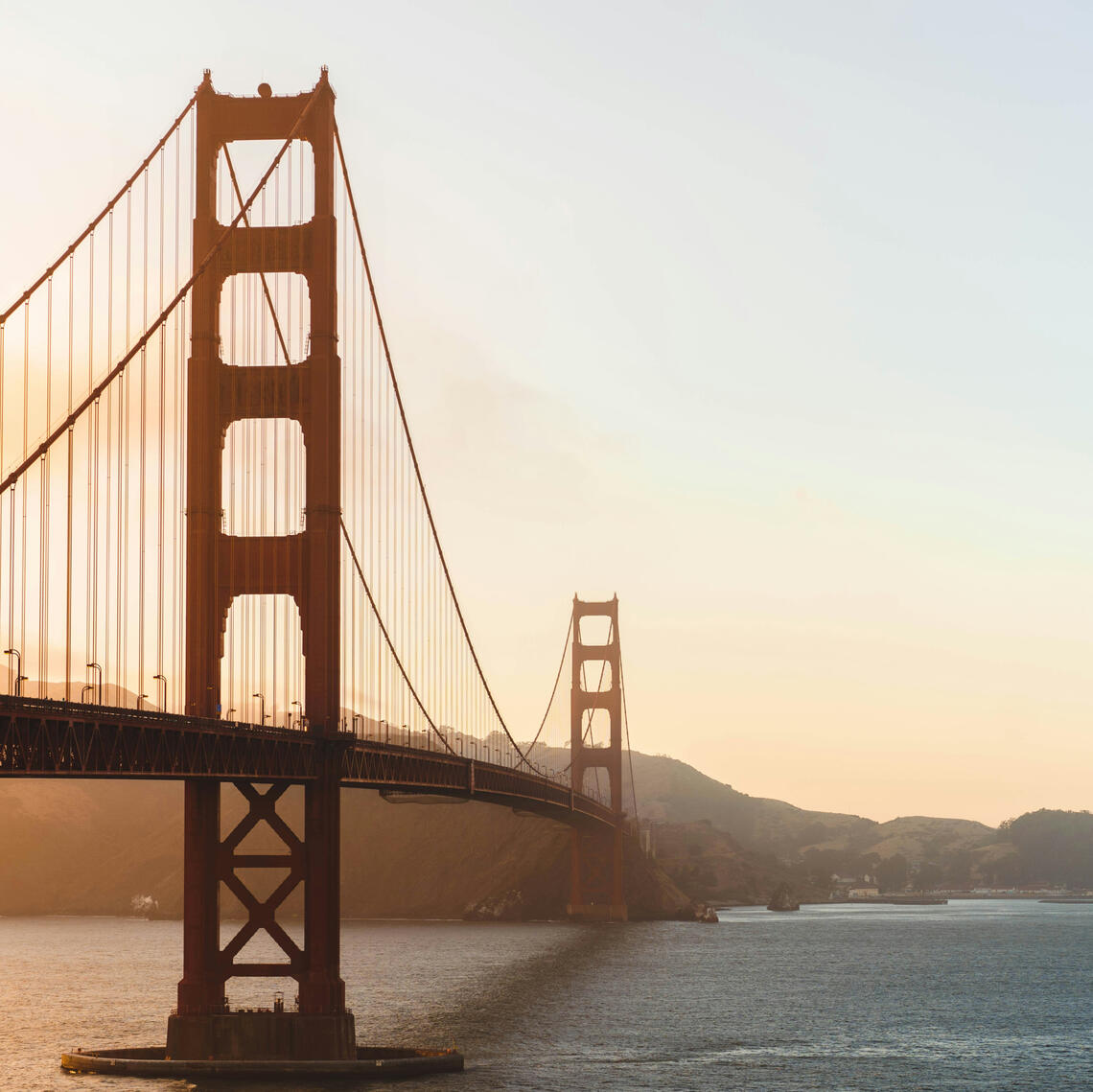 Golden Gate Bridge in California, US